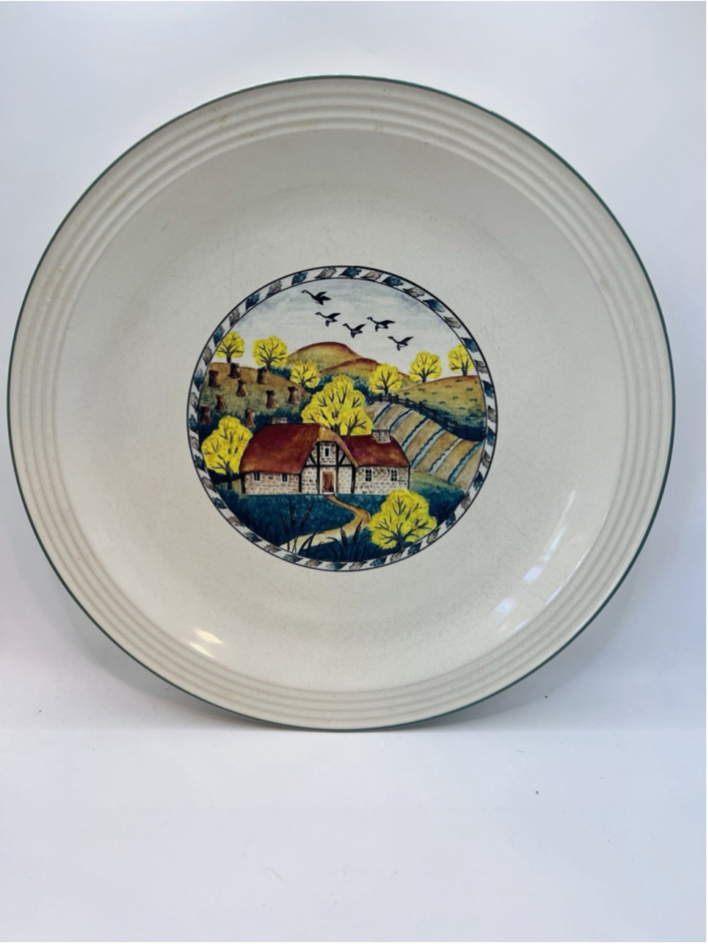 Vintage Studio Nova AUTUMN Seasons Dinner Plate 10.75” Farmhouse Nature Country